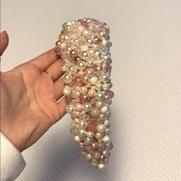 Hand embellished headband - Picture 2 of 4